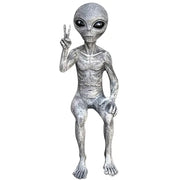 Alien Statue Garden Figurine Set for Indoor/Outdoor Decor