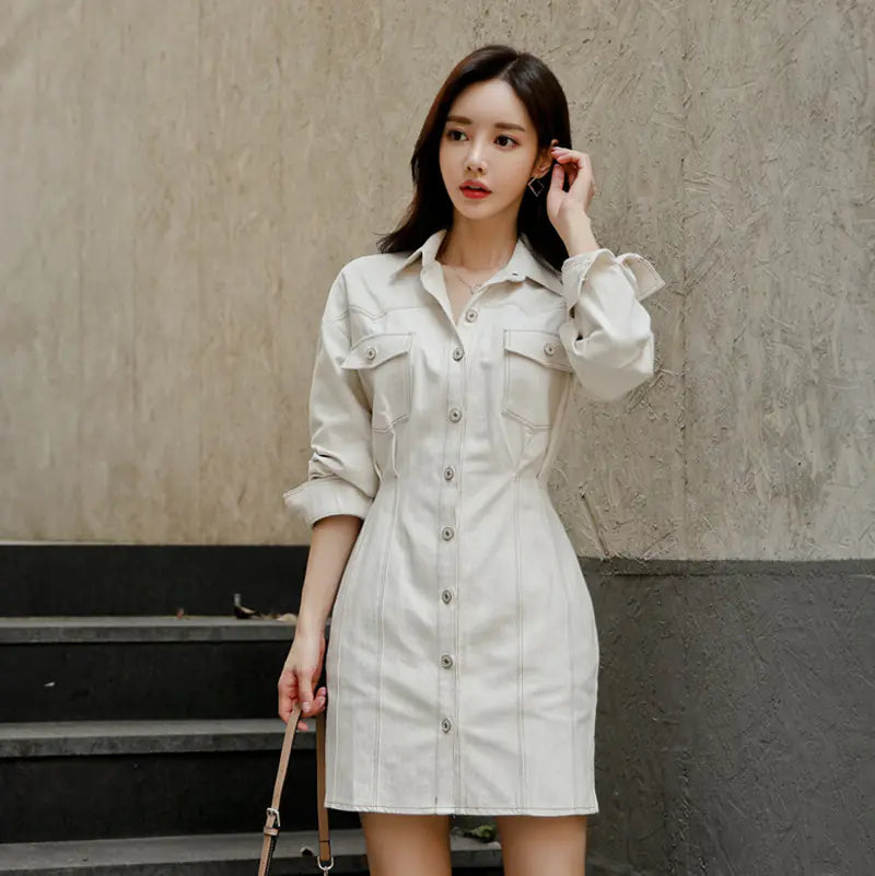 Soft Luxe Denim Dress