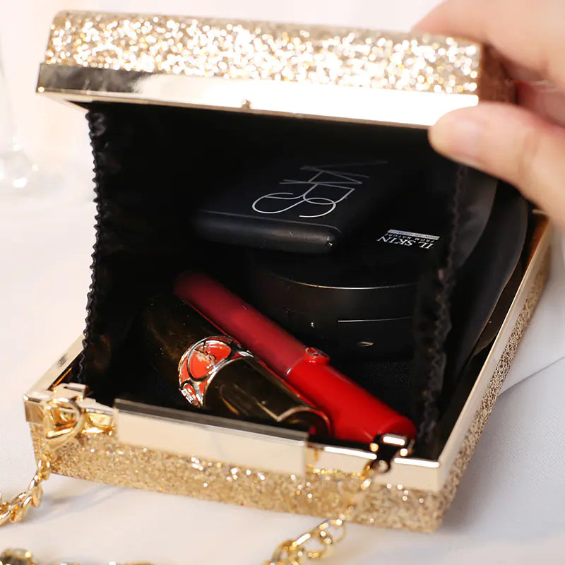 Sequin Evening Clutch Bag
