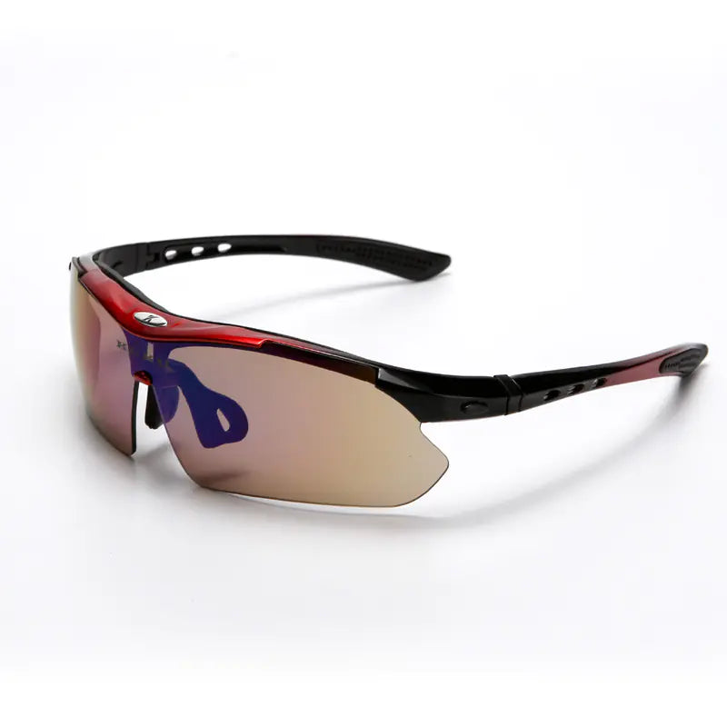 Cycling Sunglasses with Polarized Lenses (5 Color Set)