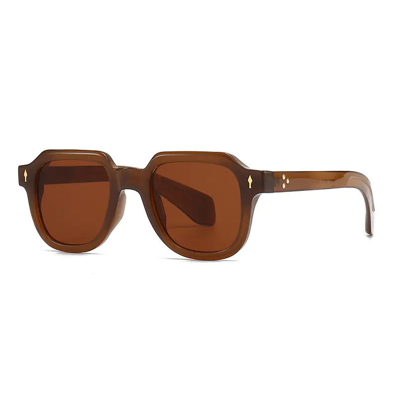 Retro Artistic Sunglasses with Blue Light Protection