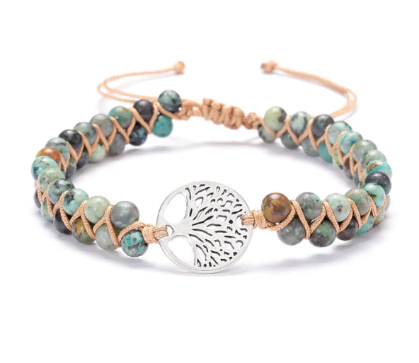Tree of Life Woven Couple Bracelet