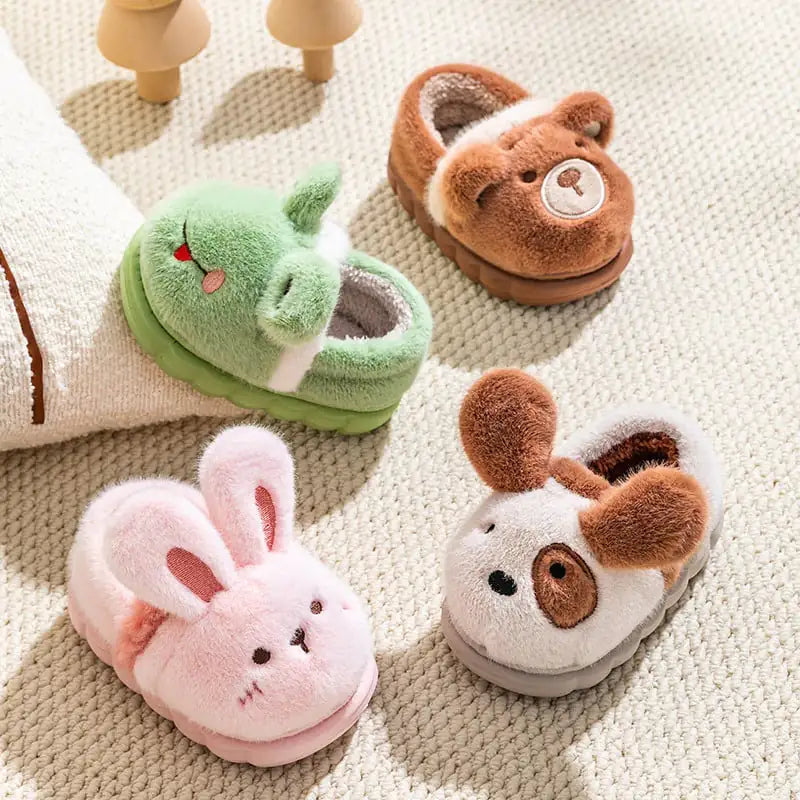 Adorable Animal Cotton Slippers