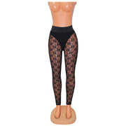 Lace Crochet See-through Leggings for Women