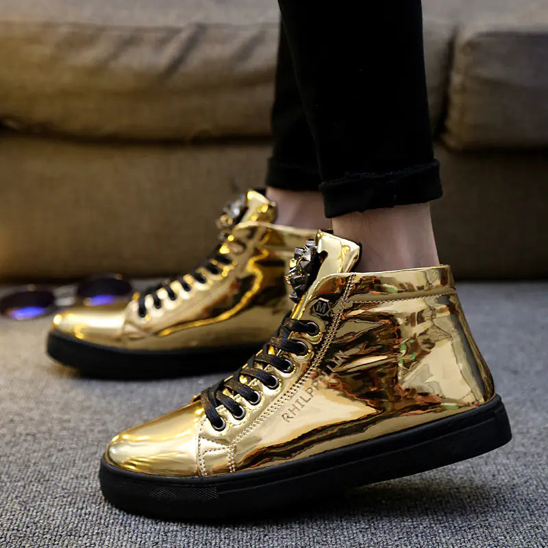 Men's High-Top British Martin Boots