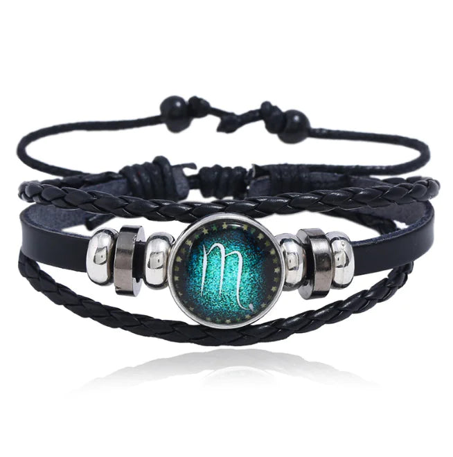 Zodiac Bracelet for Men and Women - Glow in the Dark