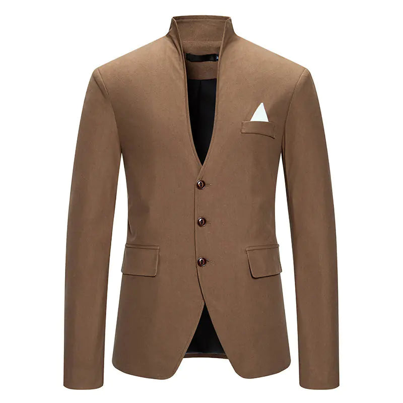 Men's Color Block Casual Slim Fit Suit Jacket X13