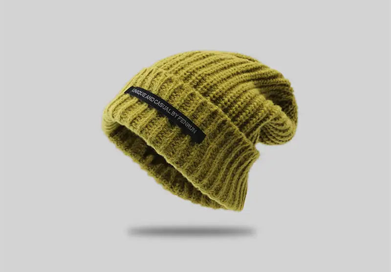 Warm Knitted Hat for Women with Large Head Circumference