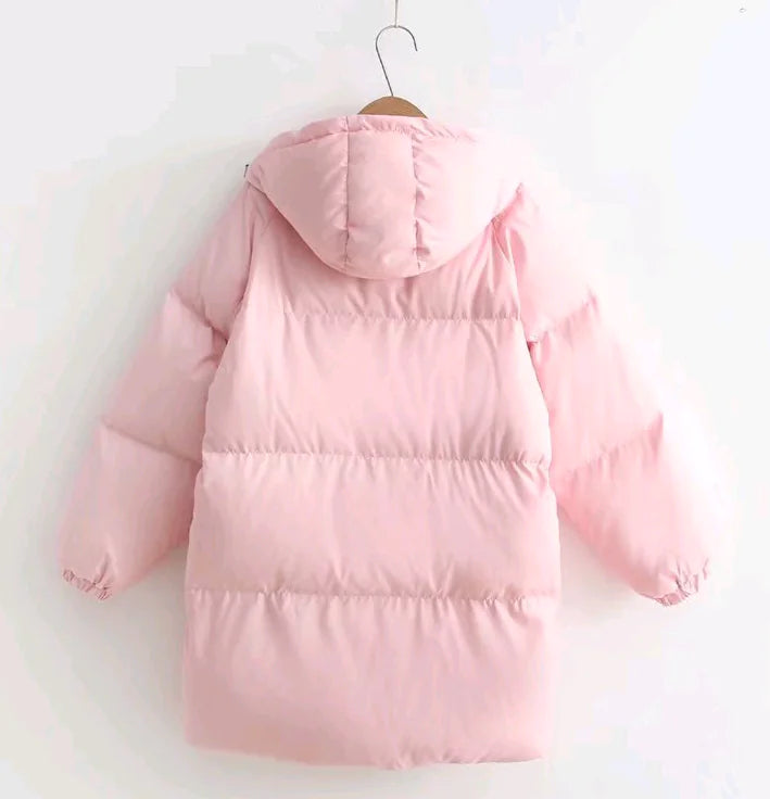 2020 Winter Sweet College Style Loose Cotton Jacket