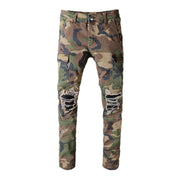 Men's High Street Fashion Ripped Jeans