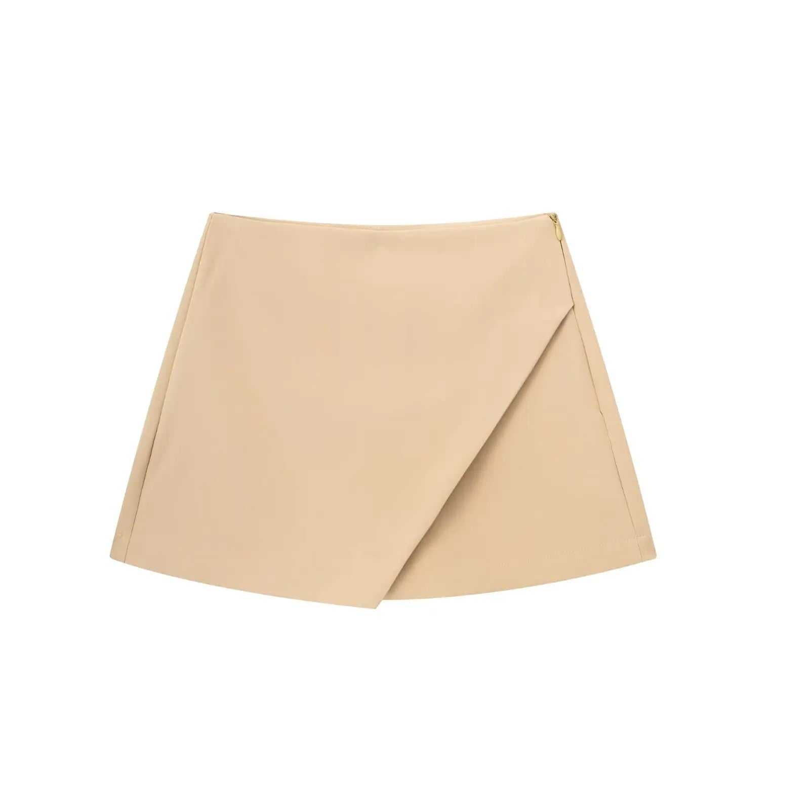 Women's Solid Color Asymmetric Half-body Skirt