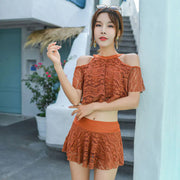 Skirted Two-Piece Swimsuit Set
