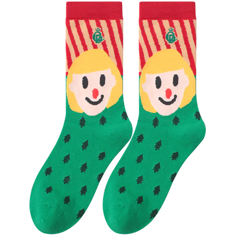 "Autumn and Winter Matching Socks Collection"