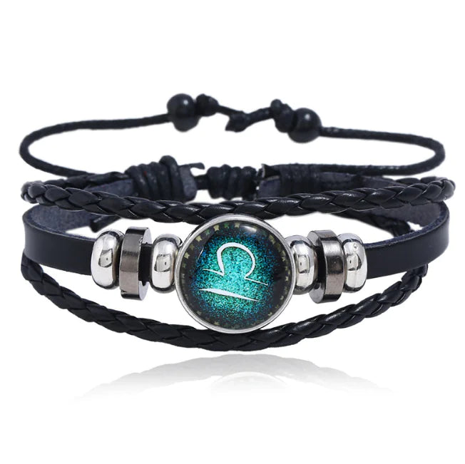 Zodiac Bracelet for Men and Women - Glow in the Dark