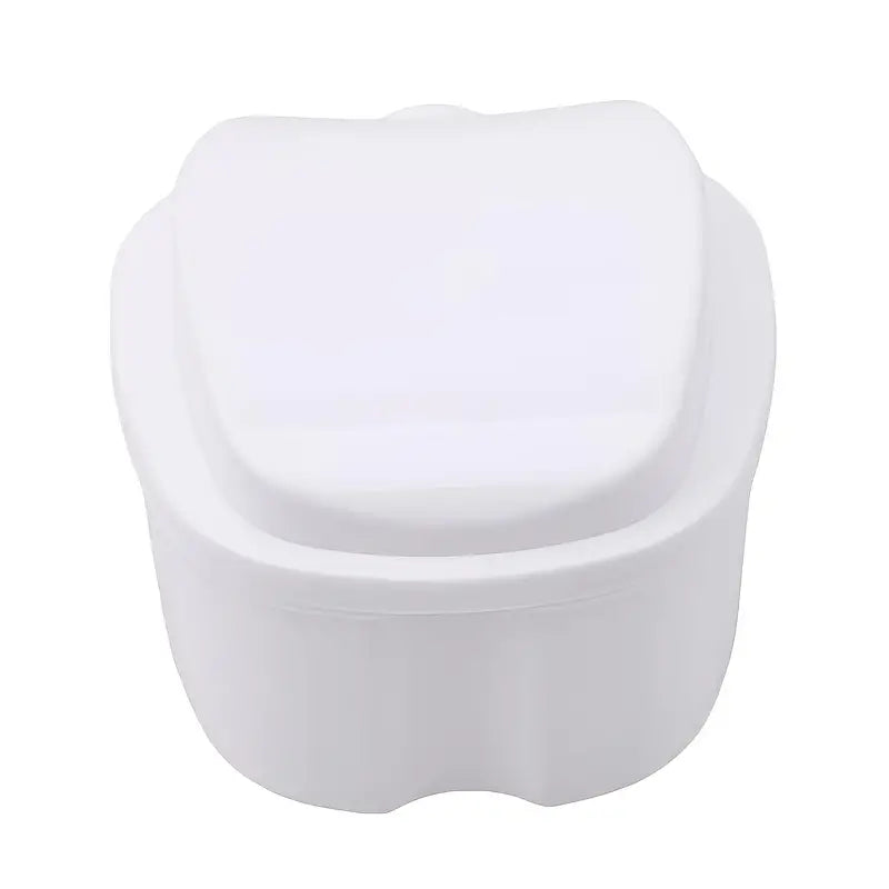 Apple-Shaped Retainer Cleaner Case for Dentures