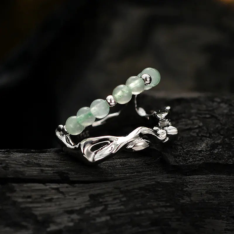 Bamboo Texture Ring for Women