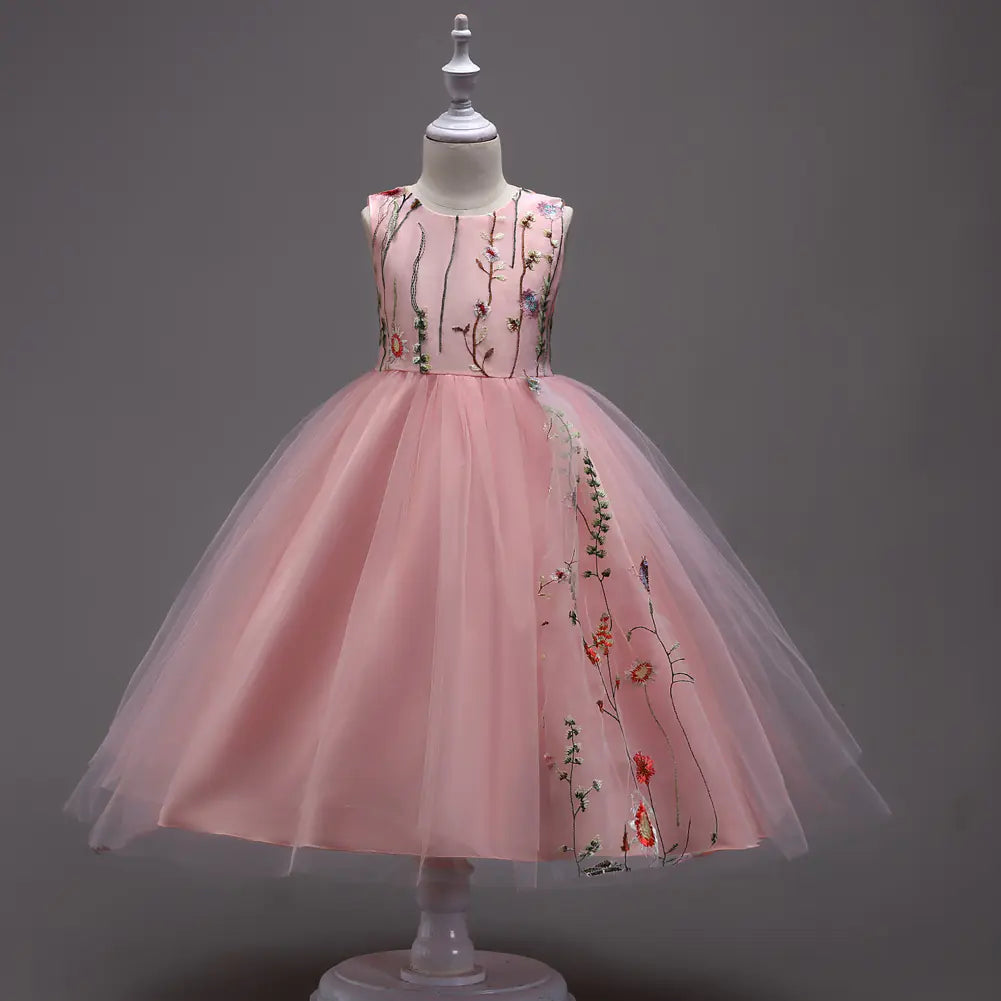 Embroidered Kids' Dress