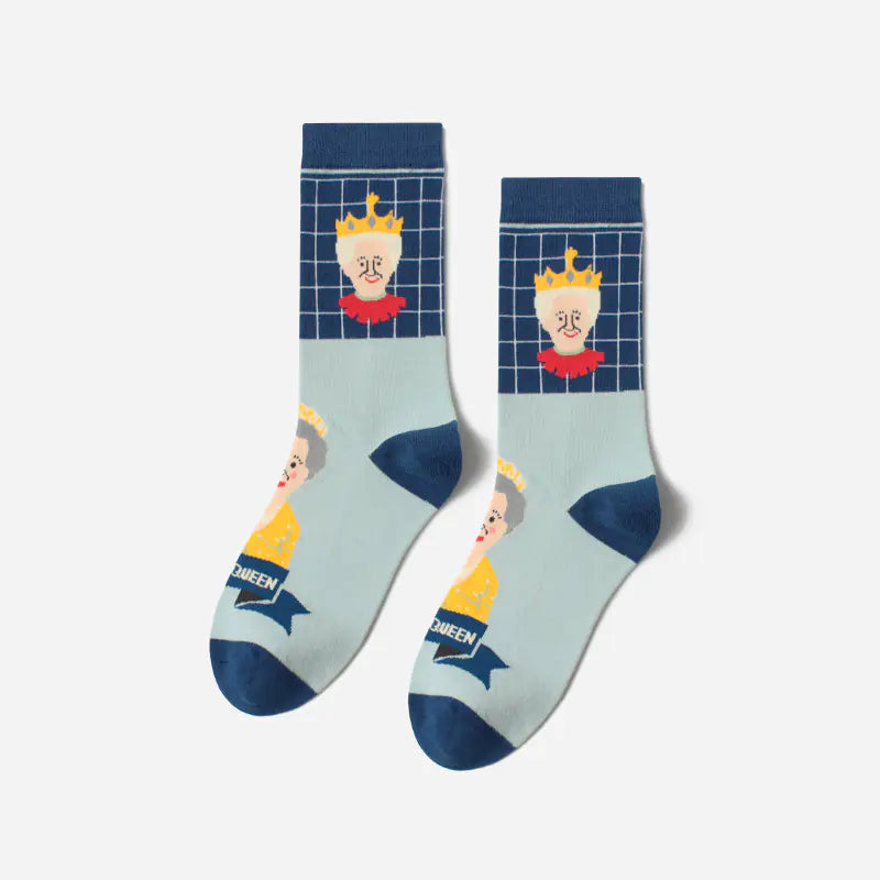 "Autumn and Winter Matching Socks Collection"