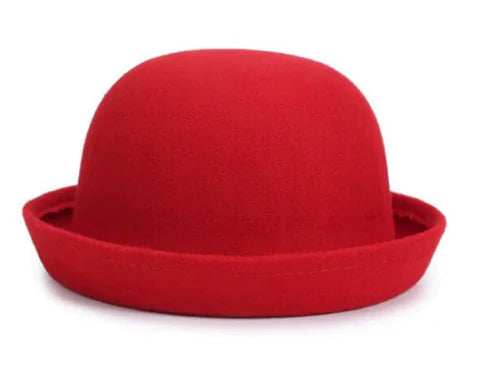 Wool Felt Hat - Vintage British Autumn Women's Hat
