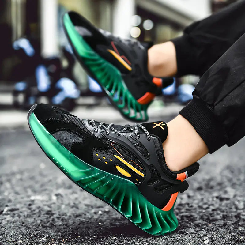 All-Season Color Block Sport Sneakers