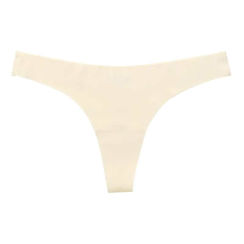 Seamless T-Back Women's Underwear with Cotton Crotch