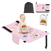 Airplane seat Extender for Kids，Toddler Airplane Bed，Toddler Airplane seat Extender Travel Essentials-Portable Toddler Travel Plane Bed Airplane Toddler Bed Must Haves for Kids Baby