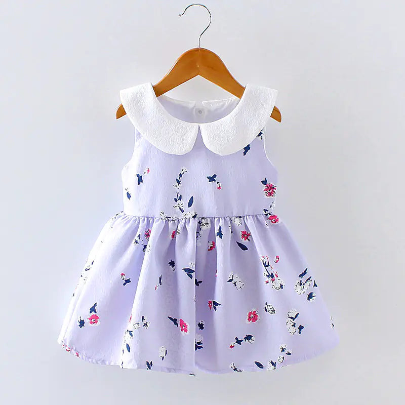 Charming Floral Sleeveless Dress