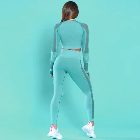 Seamless Yoga Outfit Set
