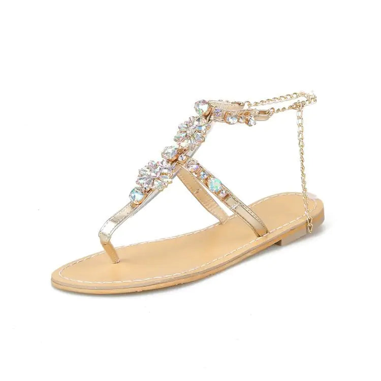 All-Match Crystal Sandal Elegance