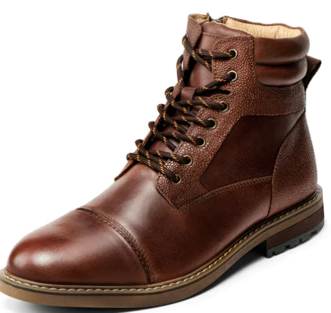 Men's Casual High-Top Lace-Up Ankle Boots