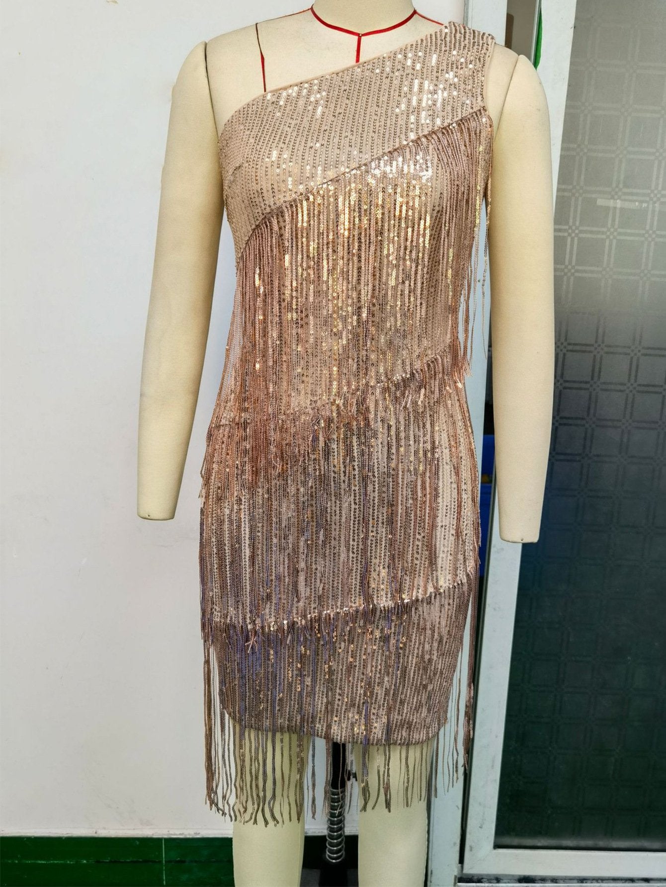 Champagne Glamour Dress