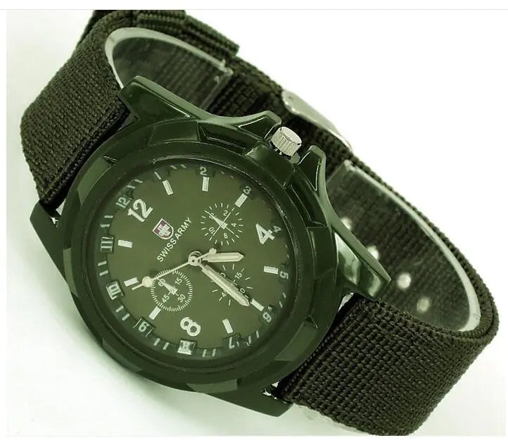 Sporty Woven Strap Watch