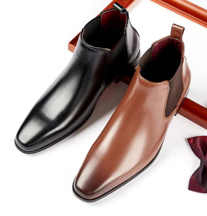 Mid-Cut Cowhide Martin Boots