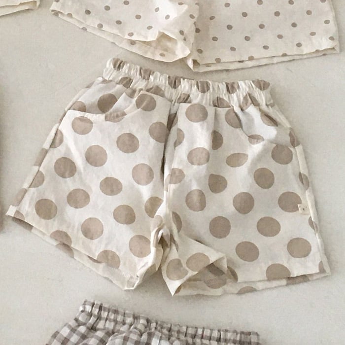 Summer Baby Cotton Linen Casual Shorts Fun