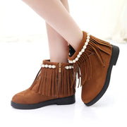 2020 Autumn Winter Girls' Snow Boots with Tassels