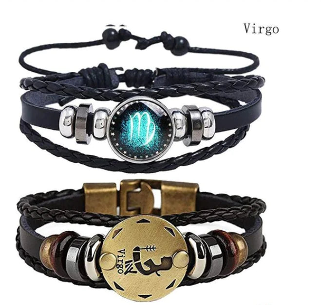 Zodiac Bracelet for Men and Women - Glow in the Dark