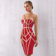 Summer Bandage Dress for Women - Sleeveless Evening Gown