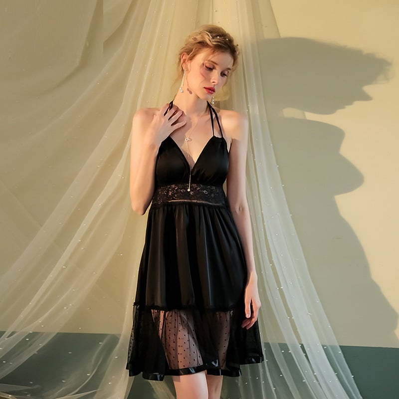 Lace Homewear Silk Pajamas