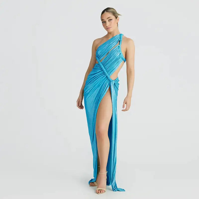 Women's Shoulder Sexy Cutout Slim Sheath Dress