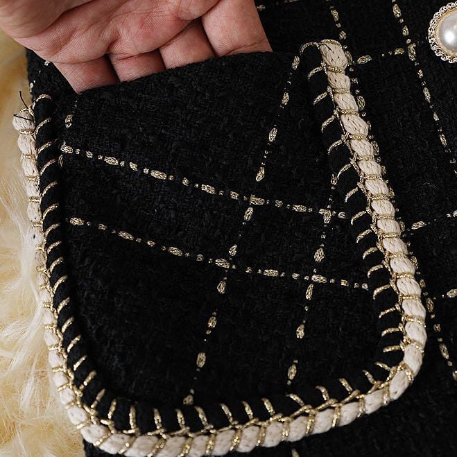 Woolen Plaid Sophistication