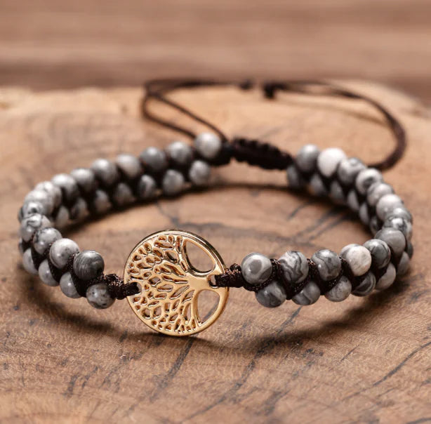 Tree of Life Woven Couple Bracelet