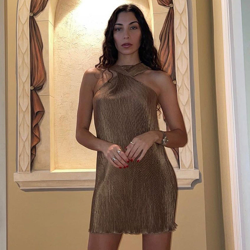 Cross Halter Sophistication