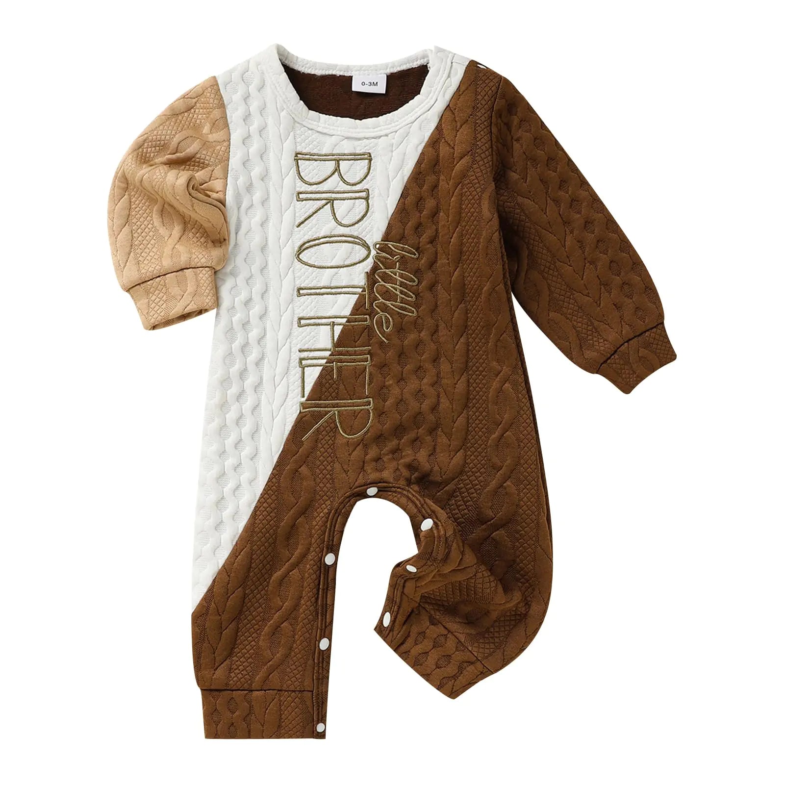 Mini Button Romper Set