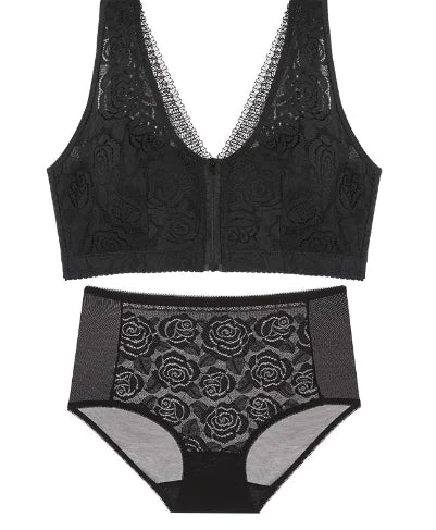 Charlotte Plus Size Wireless Bra and Panty Set (One Set)