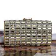 Acrylic Evening Clutch Bag with Chain Shoulder Strap