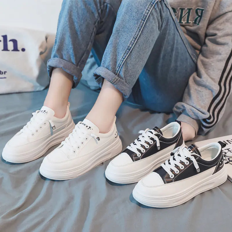 Women's Thick-Soled Casual Sneakers for Summer