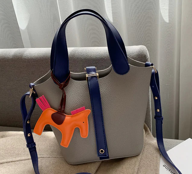 Block Bucket Bag