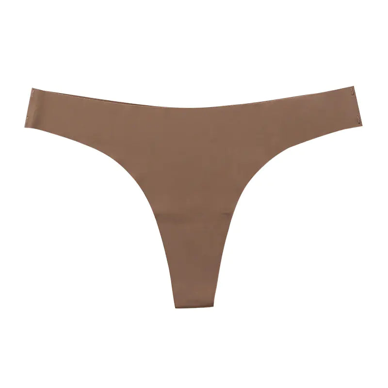 Seamless T-Back Women's Underwear with Cotton Crotch