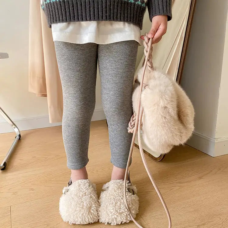 Fleece Leggings with Milk Protein for Warmth and Comfort