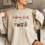 French Retro Printed Pullover Top